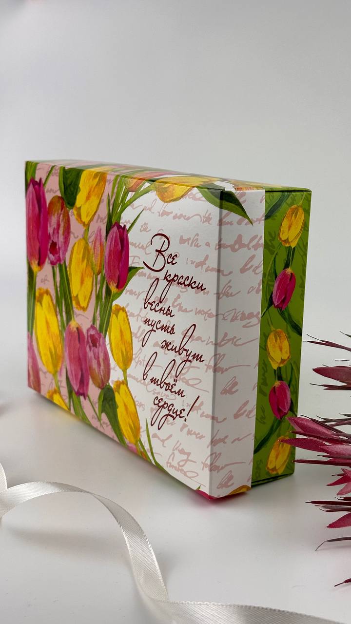 Коробка для подарка "Все краски весны" — изображение 3